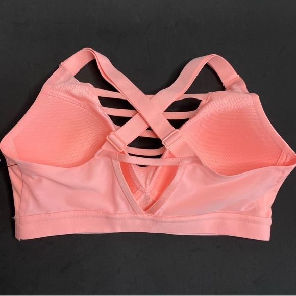 Victorias Secret Incredible Lightweight Sports Bra Pink Peach 32C Medium Support - Picture 4 of 8